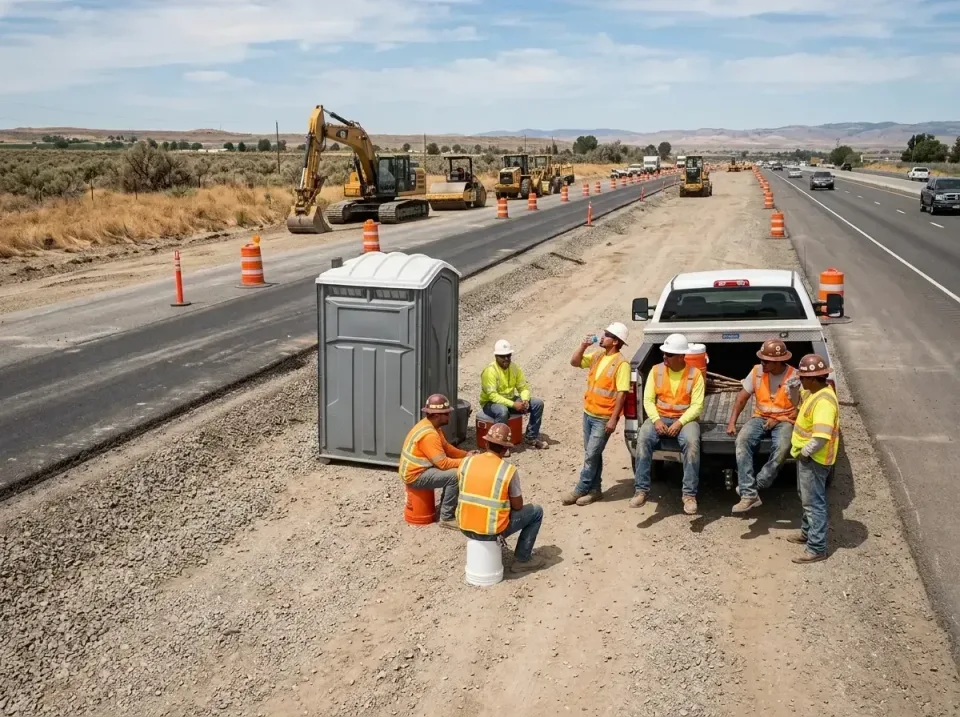 highway-road-construction-crew-007 — frequently asked questions, Porta Potty and Restroom Rentals in Big Bear City, CA
